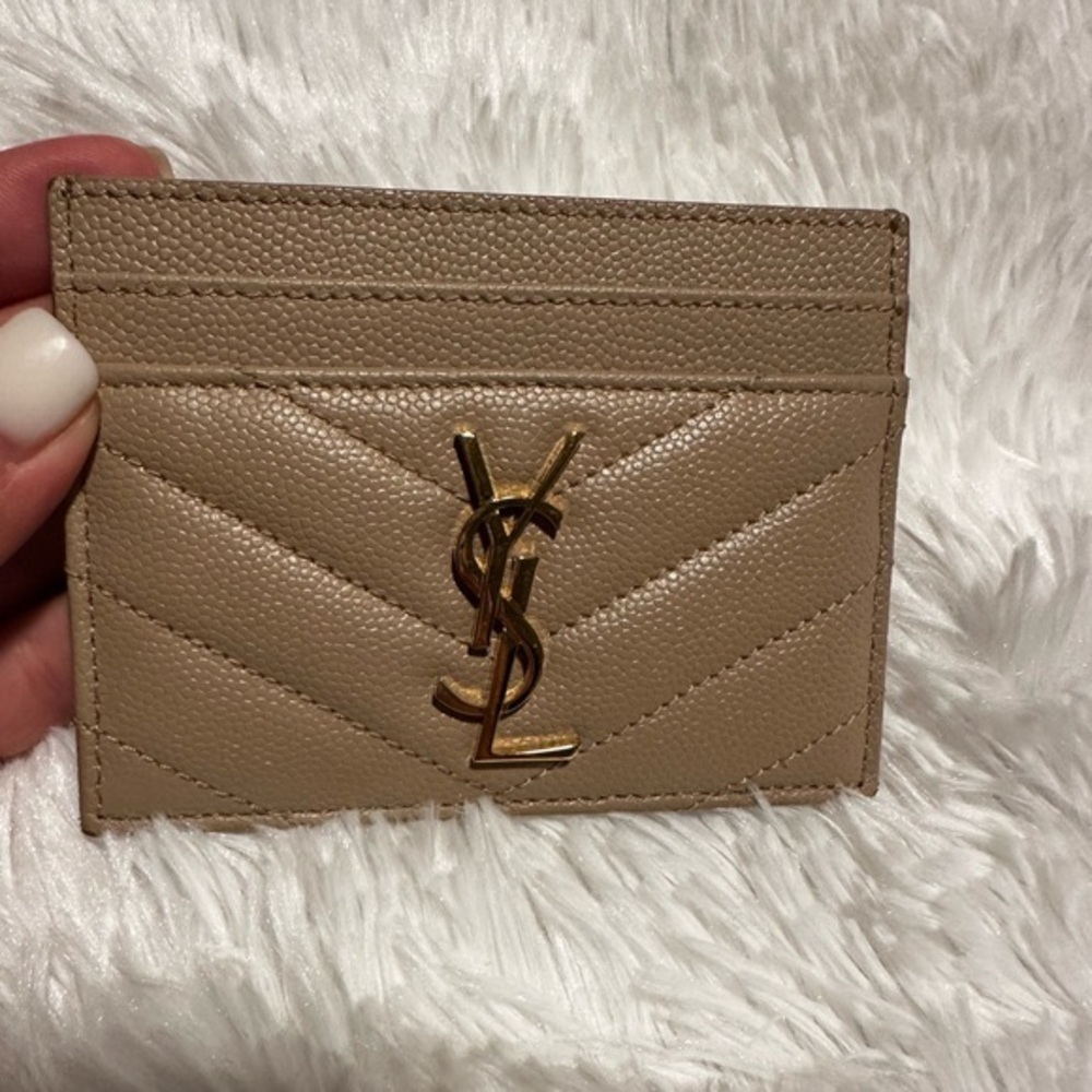 YSL wallet card holder